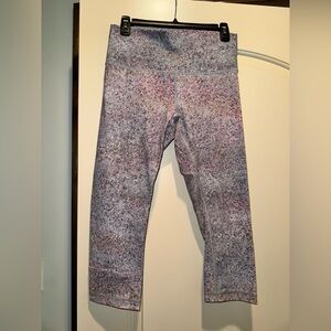 lululemon athletica Gray Wunder Under Leggings with Textured Design 23’